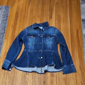 Frame Denim Blue Jean Jacket Classic Style